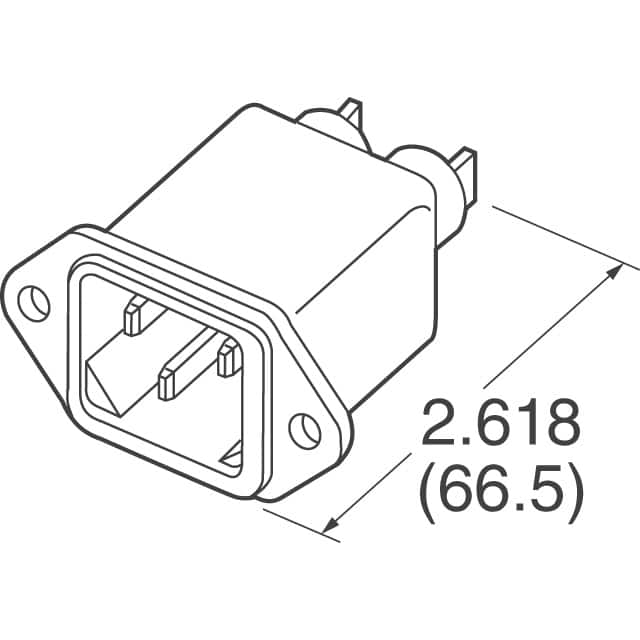 15EF1F TE Connectivity Corcom Filters  Stromeingangsmodule (PEM)